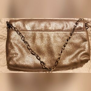 Cole Haan gold tone purse
